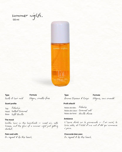 Summer Hair & Body Mists