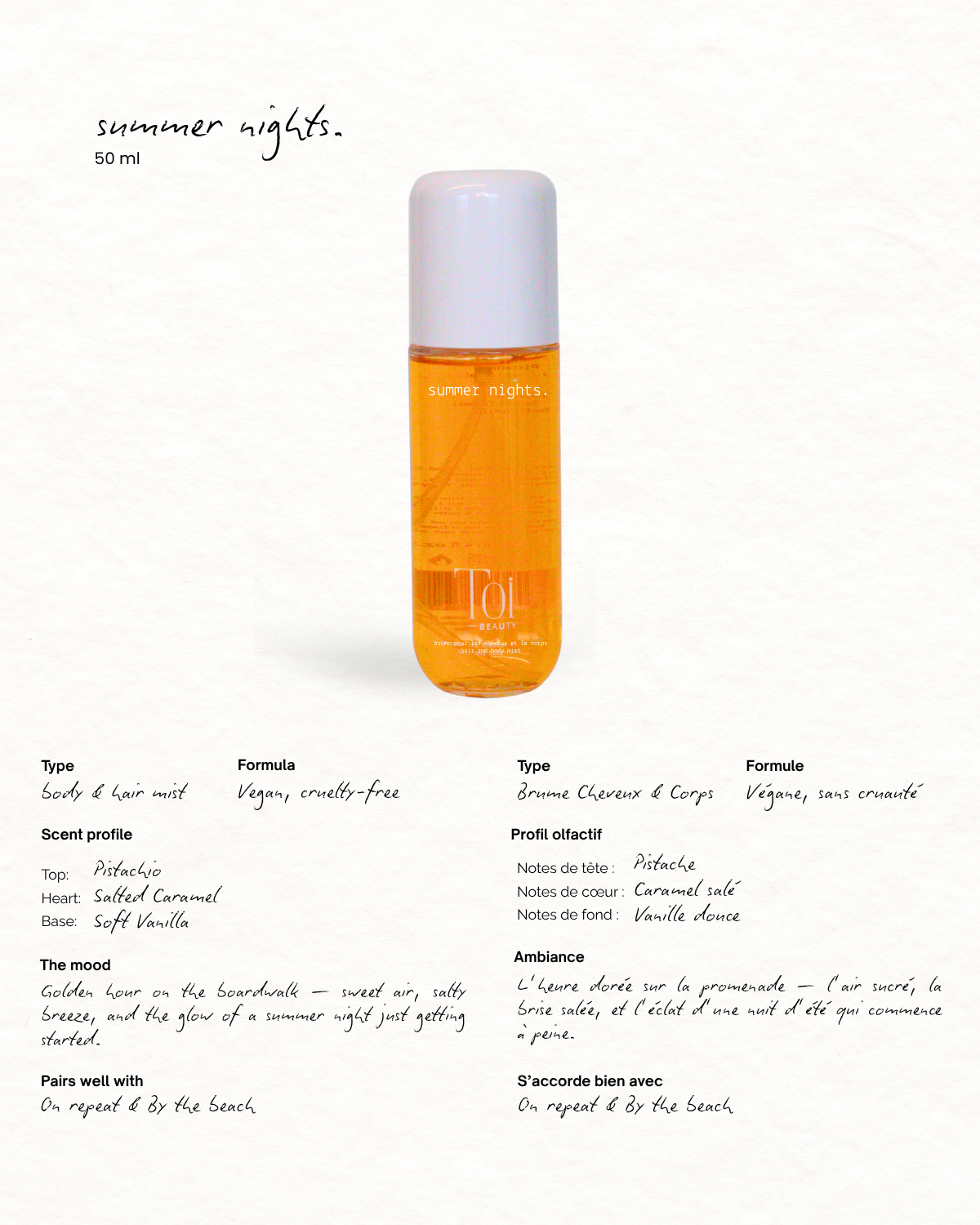 Summer Inspired Hair and Body Spray Mist