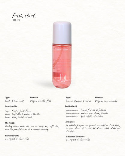 Summer Hair & Body Mists