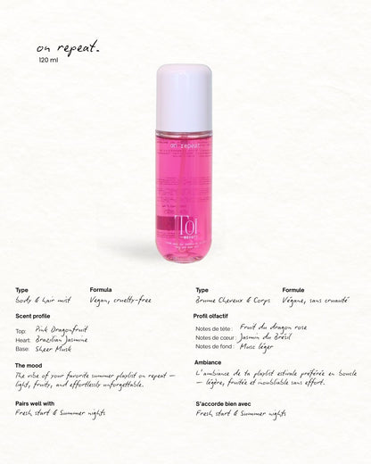Summer Hair & Body Mists