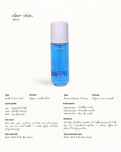 Summer Hair & Body Mists